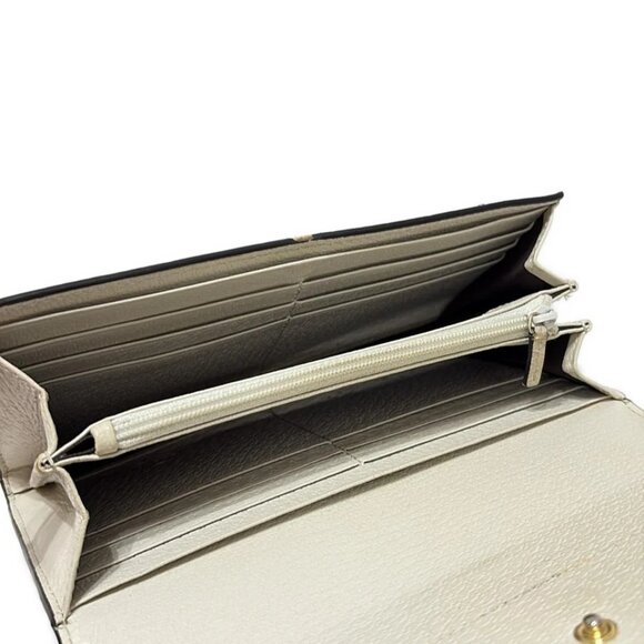 GUCCI Ophidia GG Blooms Beige Dark Brown Multi PVC Leather -323-072625 - Picture 3 of 5